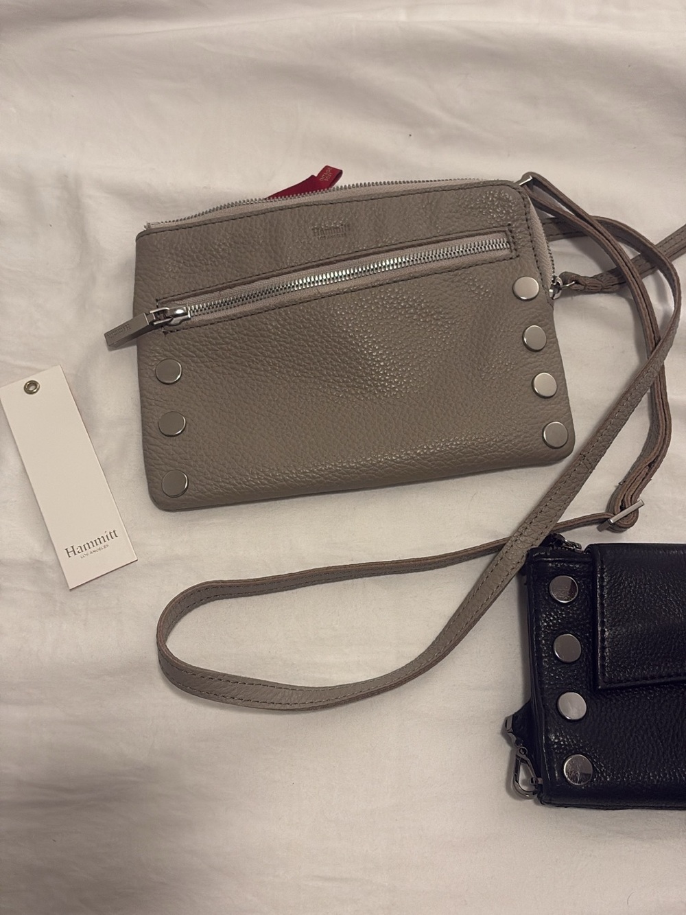 Hammitt Nash Small Cozy Grey Gray Crossbody